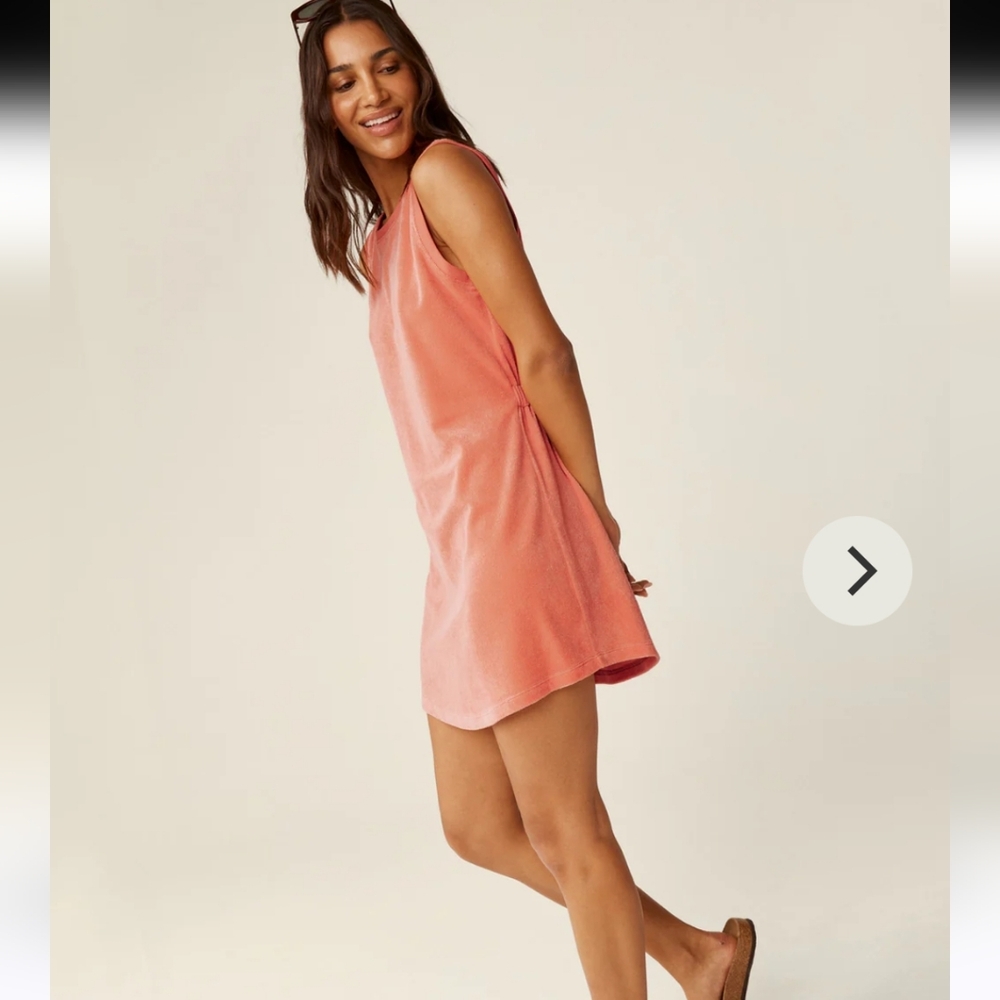 NWT Beyond Yoga Out Of Town Dress Extra Large Peach Blush
